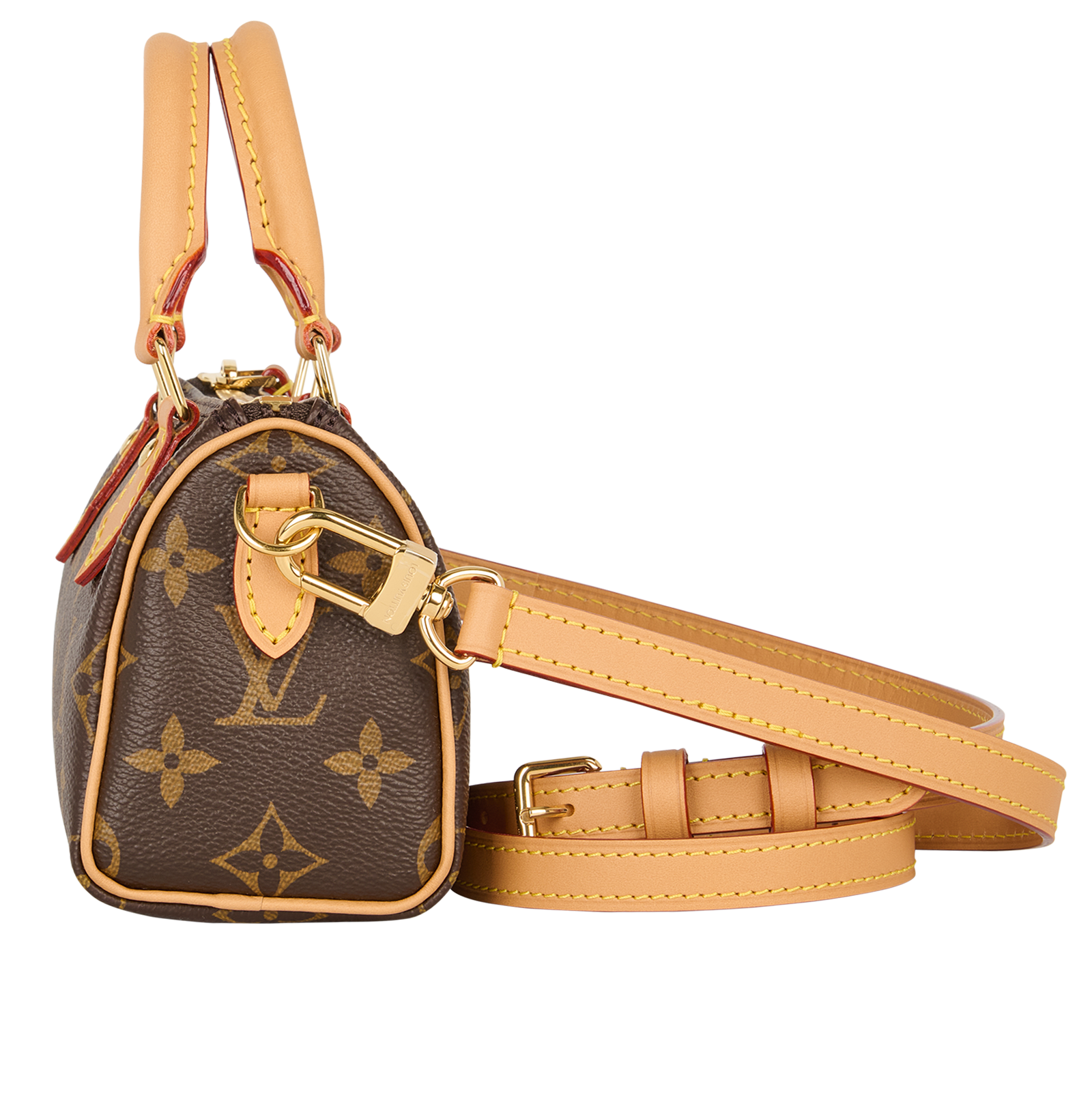 Nano Speedy, &pound;1,300, Handbags, Brown, Canvas, Bottom view